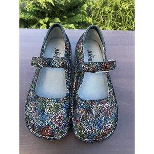 Alegria‎ Professional Cathedral Nurses/Doctor/Chef Shoes Leather Clog Size 38